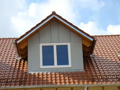 Dachgaube mit Blechverkleidung